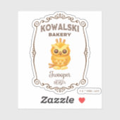Kowalski Bakery Fwooper Sticker (Vel)