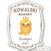 Kowalski Bakery Fwooper Sticker (Voorkant)