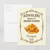 Kowalski Bakery - Moedig Briefkaart (Voorkant / Achterkant)