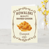 Kowalski Bakery - Moedig Kaart (Gele Bloem)