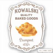 Kowalski Bakery - Moedig Sticker (Voorkant)