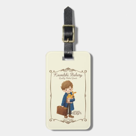 Kowalski Bakery - Newt Scamander Bagagelabel (Voorkant verticaal)