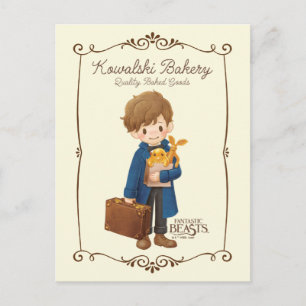 Kowalski Bakery - Newt Scamander Briefkaart