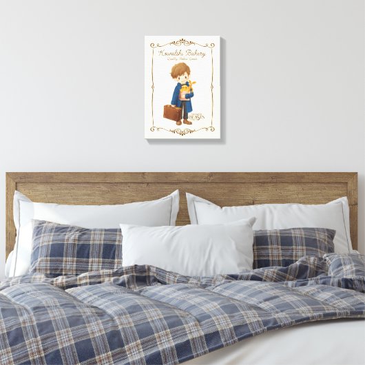 Kowalski Bakery - Newt Scamander Canvas Afdruk (Insitu (Slaapkamer))
