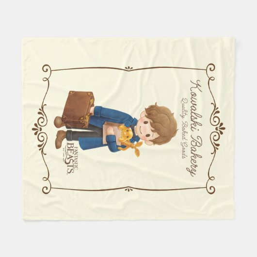 Kowalski Bakery - Newt Scamander Fleece Deken (Voorkant (Horizontaal))