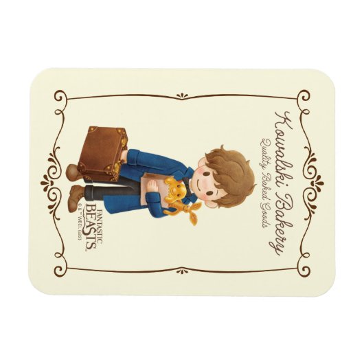 Kowalski Bakery - Newt Scamander Magneet (Horizontaal)