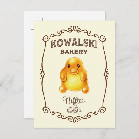Kowalski Bakery - Niffler Briefkaart (Voorkant / Achterkant)