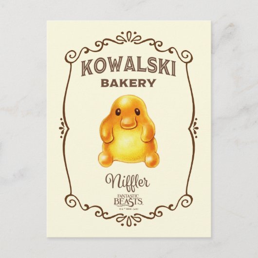 Kowalski Bakery - Niffler Briefkaart (Voorkant)