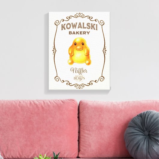 Kowalski Bakery - Niffler Canvas Afdruk (Insitu (Woonkamer))