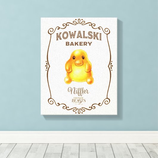 Kowalski Bakery - Niffler Canvas Afdruk (Insitu (Houten vloer))