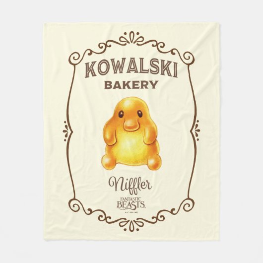 Kowalski Bakery - Niffler Fleece Deken (Voorkant)