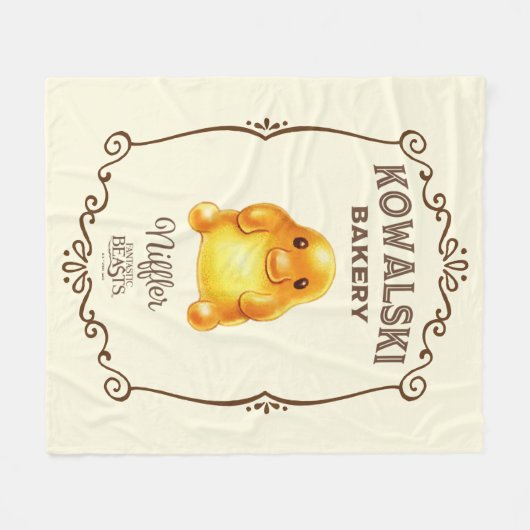 Kowalski Bakery - Niffler Fleece Deken (Voorkant (Horizontaal))