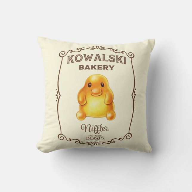 Kowalski Bakery - Niffler Kussen (Voorkant)