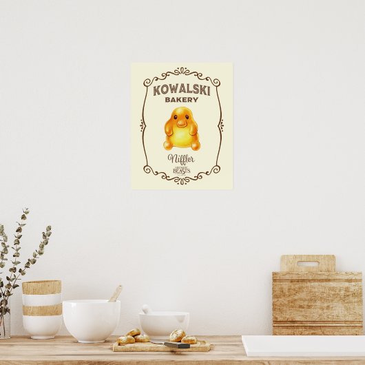 Kowalski Bakery - Niffler Poster (Keuken)