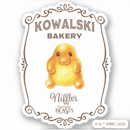 Kowalski Bakery - Niffler Sticker (Voorkant)