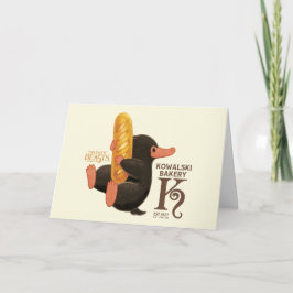Kowalski Bakery - Niffler With Bread Kaart