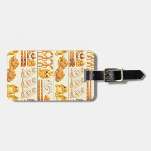 Kowalski Bakery Rows of Treats Pattern Bagagelabel (Voorkant horizontaal)