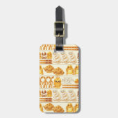Kowalski Bakery Rows of Treats Pattern Bagagelabel (Voorkant verticaal)
