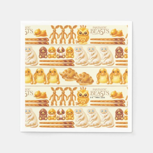 Kowalski Bakery Rows of Treats Pattern Servet (Voorkant)