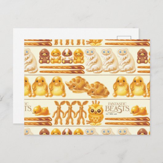 Kowalski Bakery Rows of Treds Pattern Briefkaart (Voorkant / Achterkant)