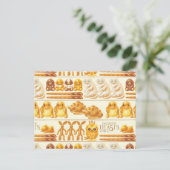 Kowalski Bakery Rows of Treds Pattern Briefkaart (Staand voorkant)