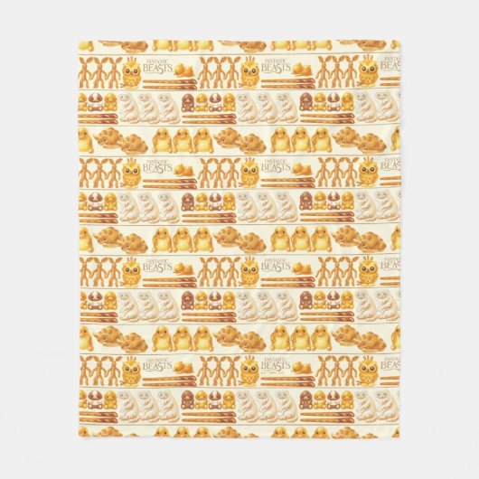 Kowalski Bakery Rows of Treds Pattern Fleece Deken (Voorkant)