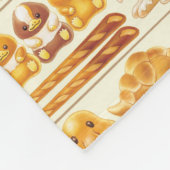 Kowalski Bakery Rows of Treds Pattern Fleece Deken (Hoek)