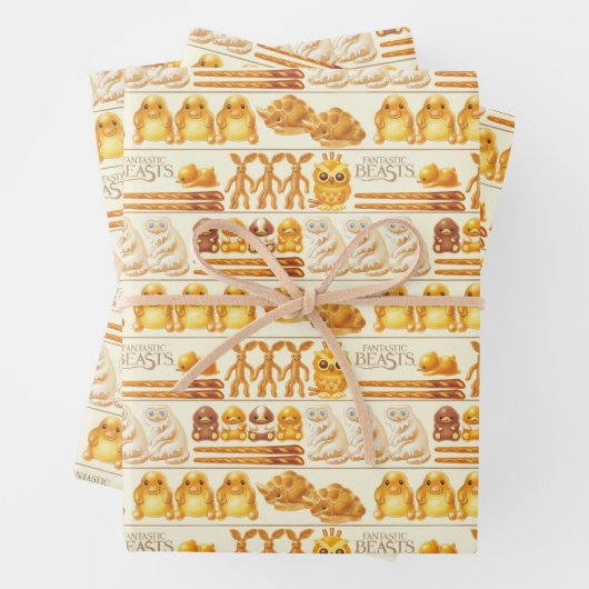 Kowalski Bakery Rows of Treds Pattern Inpakpapier Vel (In situ)