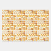 Kowalski Bakery Rows of Treds Pattern Inpakpapier Vel (Voorkant)