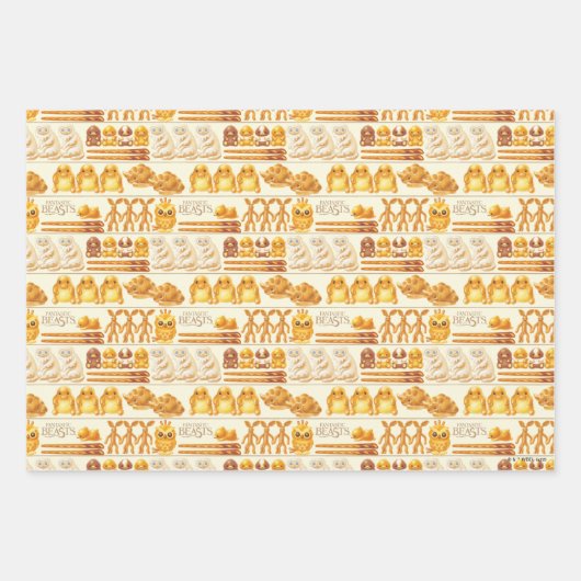 Kowalski Bakery Rows of Treds Pattern Inpakpapier Vel (Voorkant)