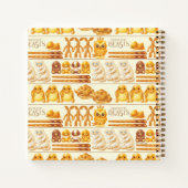 Kowalski Bakery Rows of Treds Pattern Notitieboek (Achterkant)