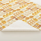 Kowalski Bakery Rows of Treds Pattern Sherpa Deken (3/4)