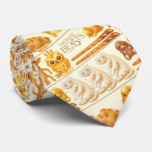 Kowalski Bakery Rows of Treds Pattern Stropdas (Opgerold)