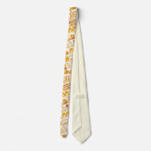 Kowalski Bakery Rows of Treds Pattern Stropdas (Achterkant)