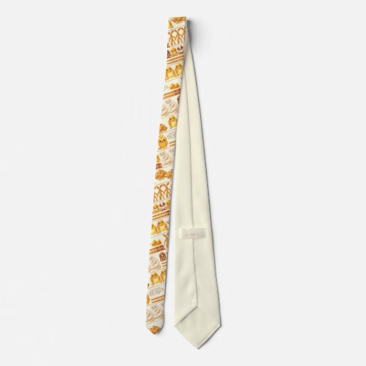 Kowalski Bakery Rows of Treds Pattern Stropdas (Achterkant)