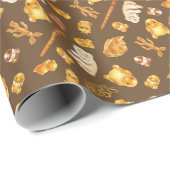 Kowalski Bakery Toss Pattern Cadeaupapier (Rol Hoek)