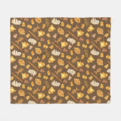 Kowalski Bakery Toss Pattern Fleece Deken (Voorkant (Horizontaal))