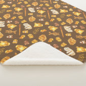 Kowalski Bakery Toss Pattern Sherpa Deken (3/4)