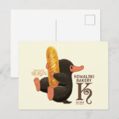Kowalski bakkerij - niffler met brood briefkaart (Voorkant / Achterkant)