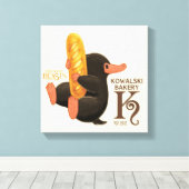 Kowalski bakkerij - niffler met brood canvas afdruk (Insitu (Houten vloer))