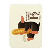 Kowalski bakkerij - niffler met brood magneet (Verticaal)