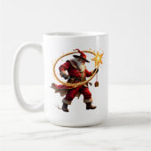 Kowboy Sinterklaas met Draaiend Lasso Koffiemok (Links)