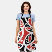 Kowhaiwhai Mangopare Maori Tribal Patroon Schort (Gedragen)