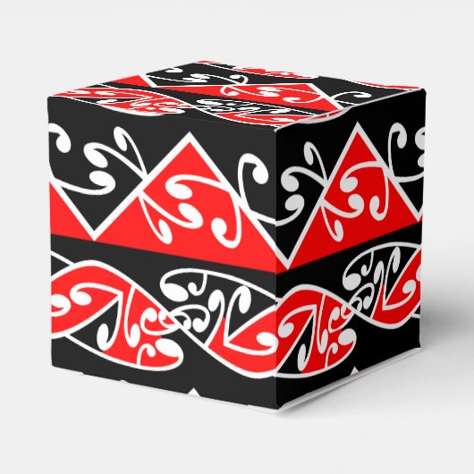 Kowhaiwhai Traditional Maori Koru Pattern Bedankdoosjes (Achterkant)