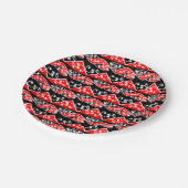 Kowhaiwhai Traditional Maori Koru Pattern Papieren Bordje (Gekanteld)