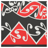 Kowhaiwhai Traditional Maori Koru Pattern Stof (Swatch)