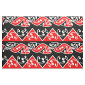 Kowhaiwhai Traditional Maori Koru Pattern Stof (Fat Quarter)