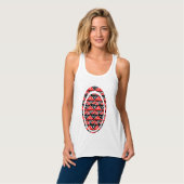 Kowhaiwhai Traditional Maori Koru Pattern Tanktop (Volledige Voorkant)