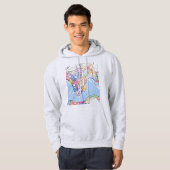 Kowloon Hong Kong City Map Hoodie (Voorkant volledig)