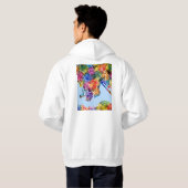 Kowloon Hong Kong City Map Hoodie (Achterkant volledig)